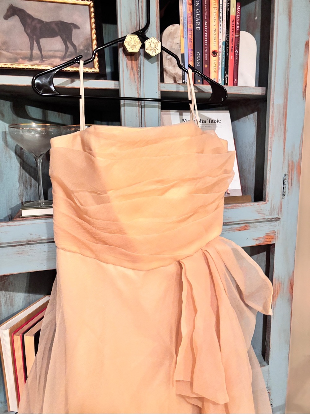 Trish scully SYD GOWN GOLD ORGANZA - Picture 8 of 12